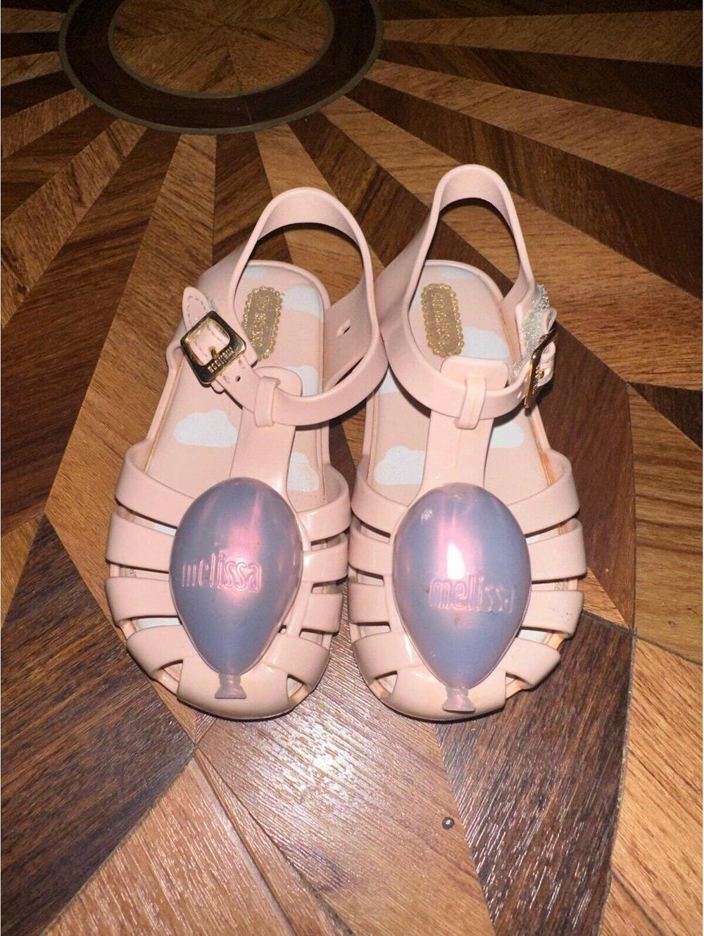 Mini Melissa Girls Balloon Sandals Size 9